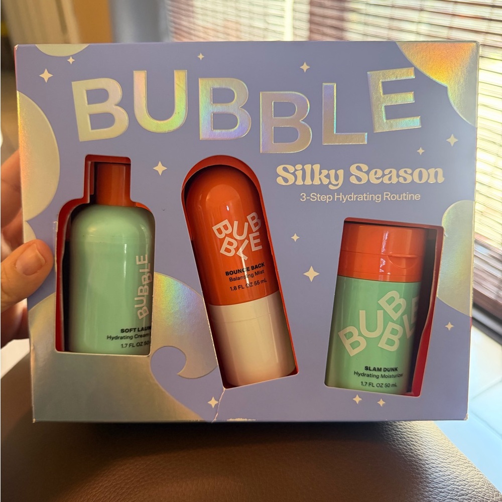 Bubble Silky Season 3-Step Hydrating Skincare in original unopened box